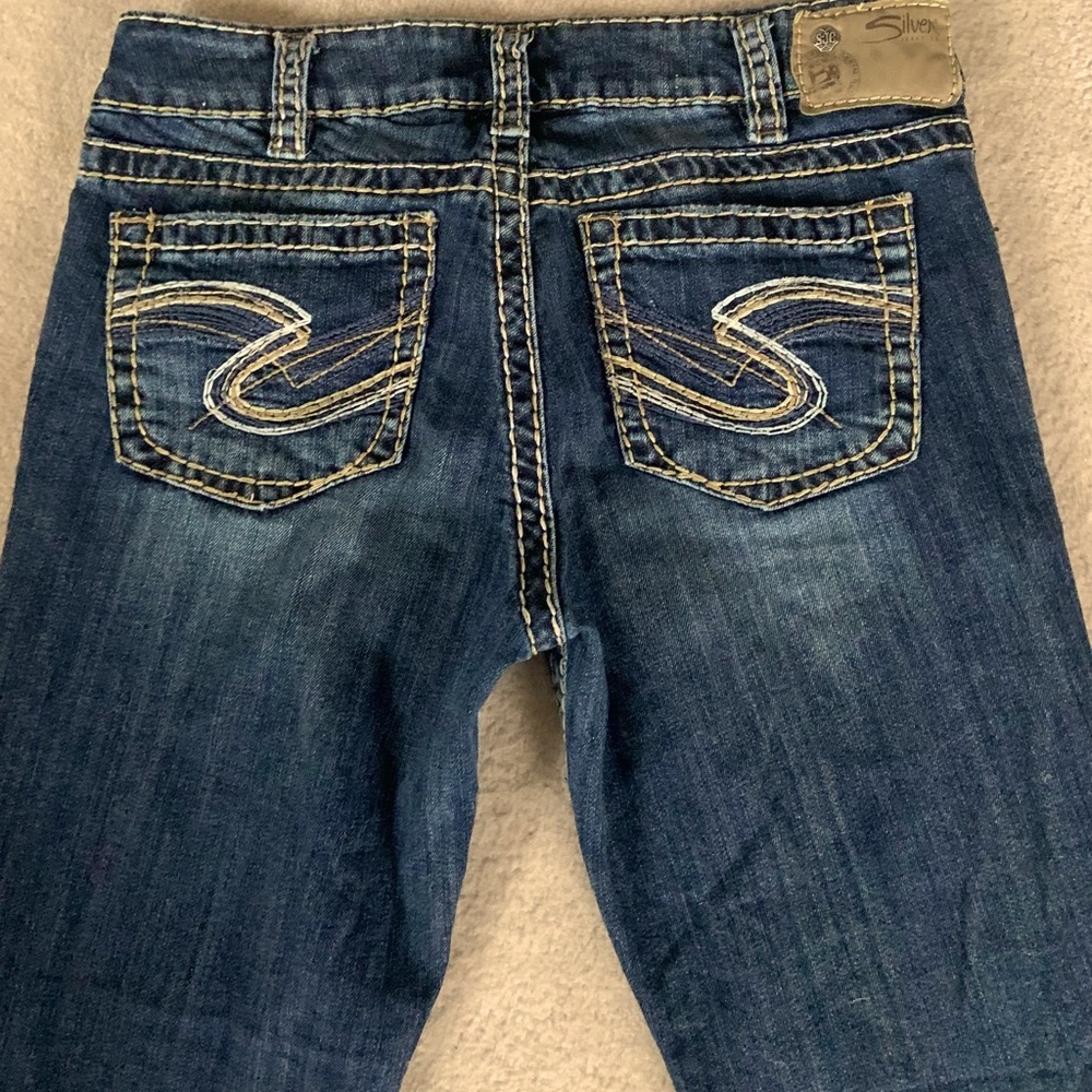 Womens Silver brand jeans. Dark blue, Size 14 (W30 L32).